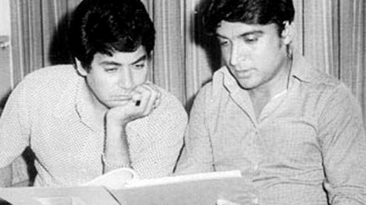 A picture of Salim-Javed that will be displayed at the exhibition
