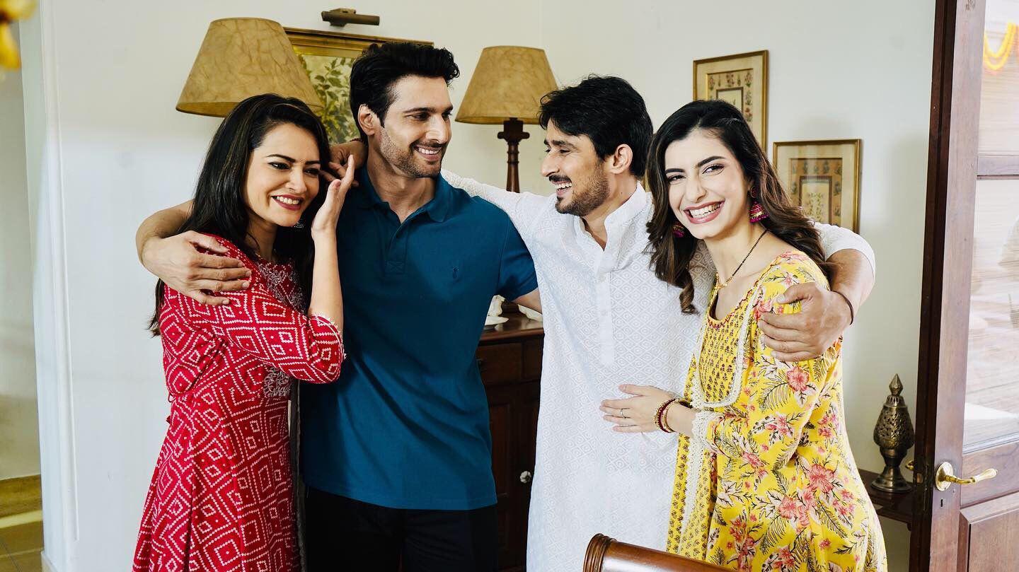 From left: Samikssha Bhatnagar, Aham Sharma, Abhishek Duhan and Simrithi Bathija