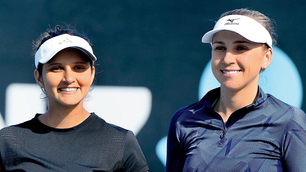 Sania-Nadiia storm into semis