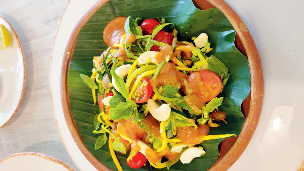 Zucchini Sante salad