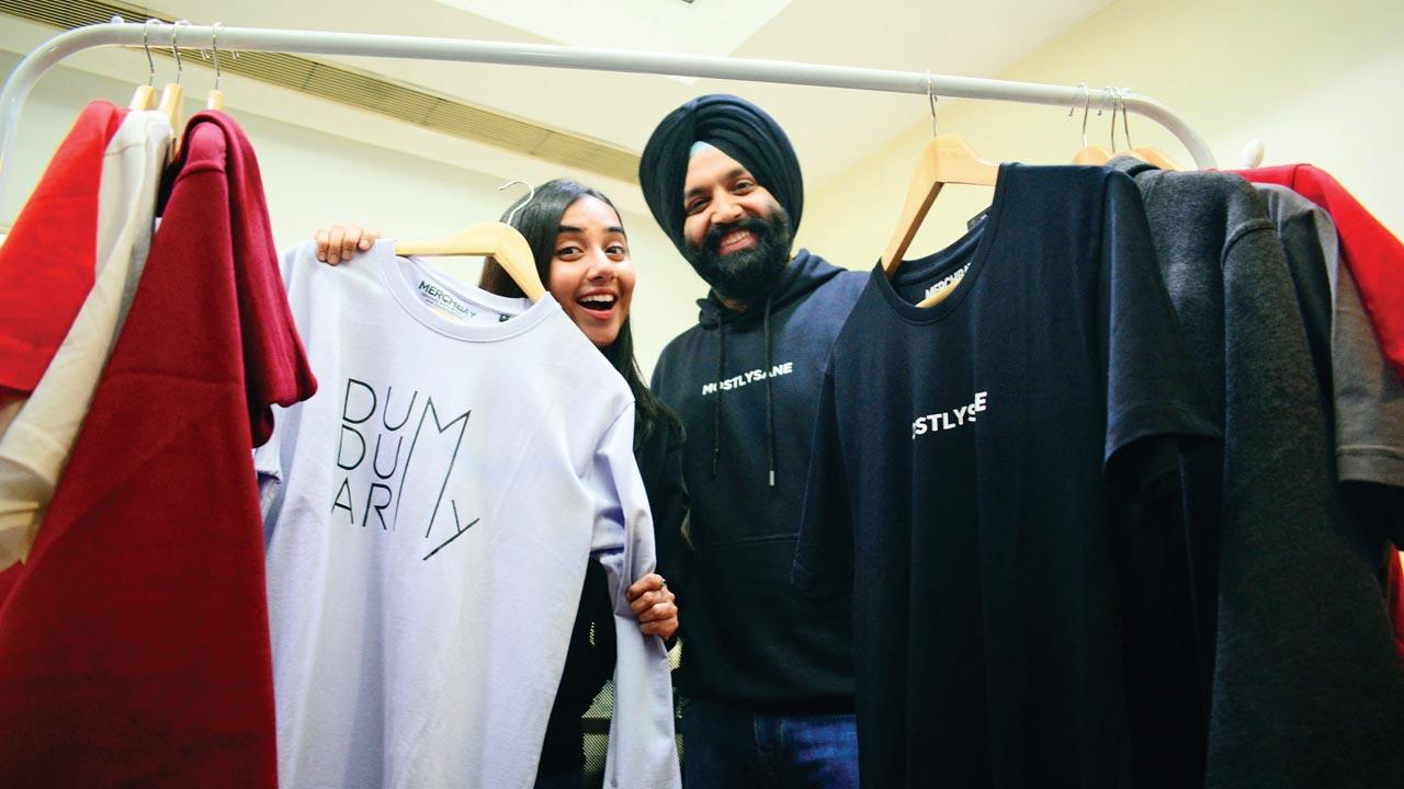 Prajakta Koli, actor-influencer and Gurpreet Singh, The MerchBay