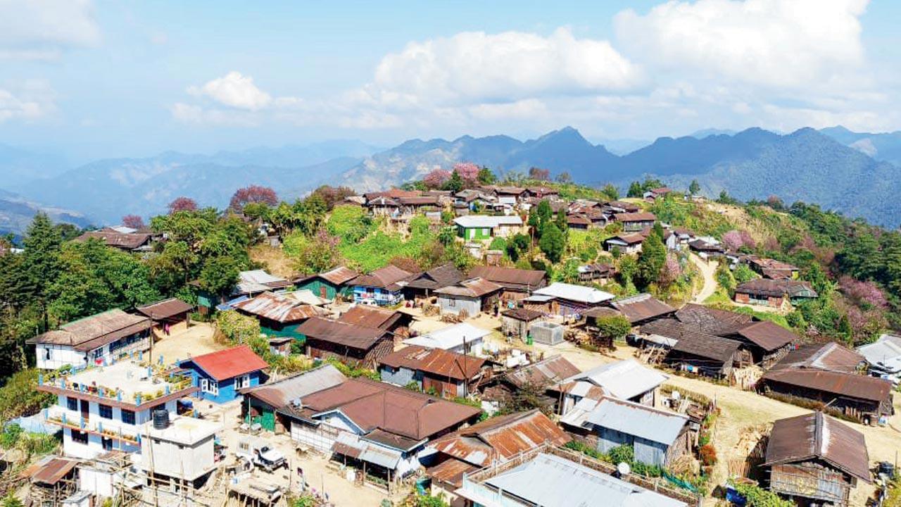 Tuensang village in Nagaland. pics/first edition arts