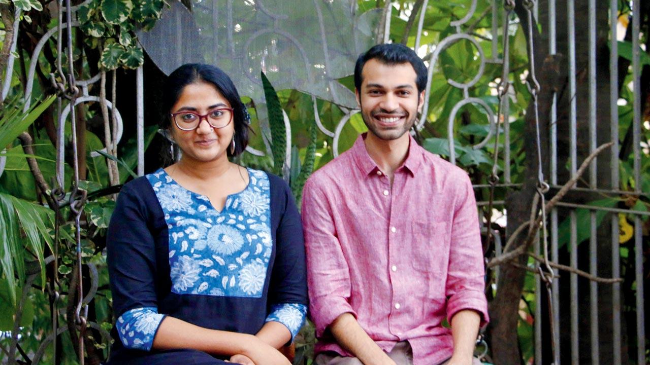 Sarasija Subramanian (left) and Nihaal Faizal