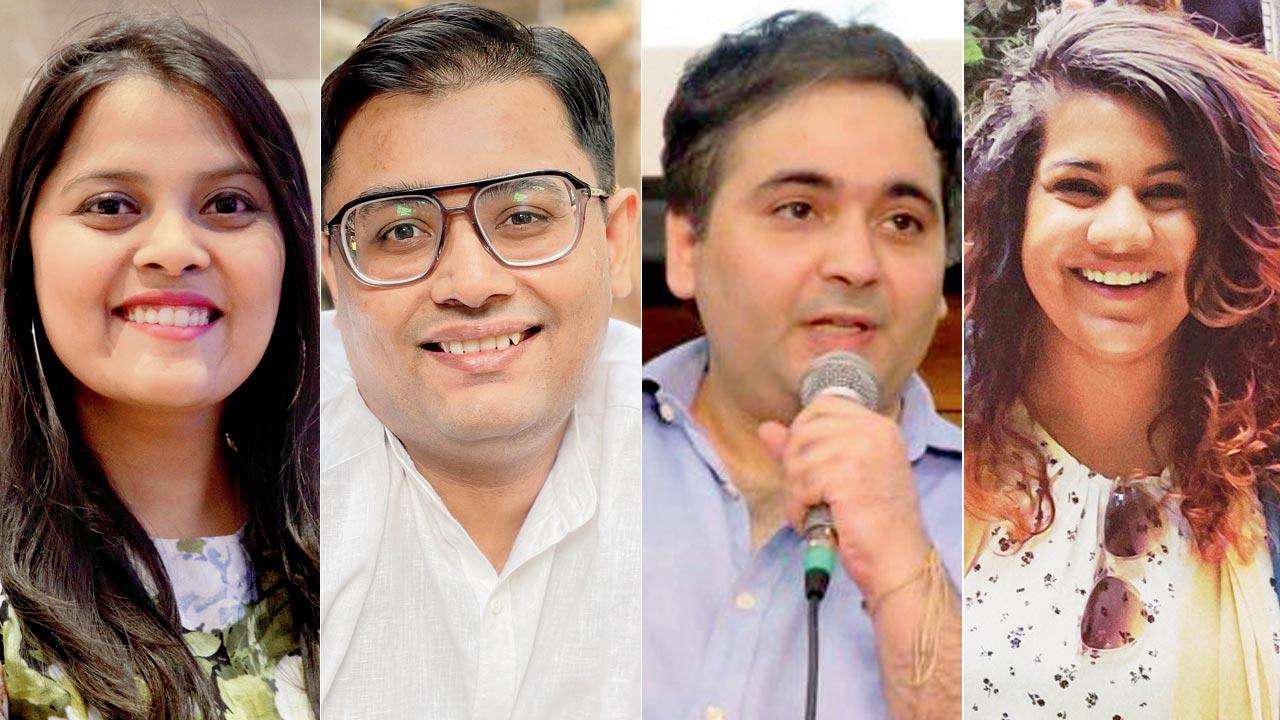 Khushi Shah, Nirav Mehta Pic/Hitakshi Mehta, Rishi Alwani and Kanupriya Joshi