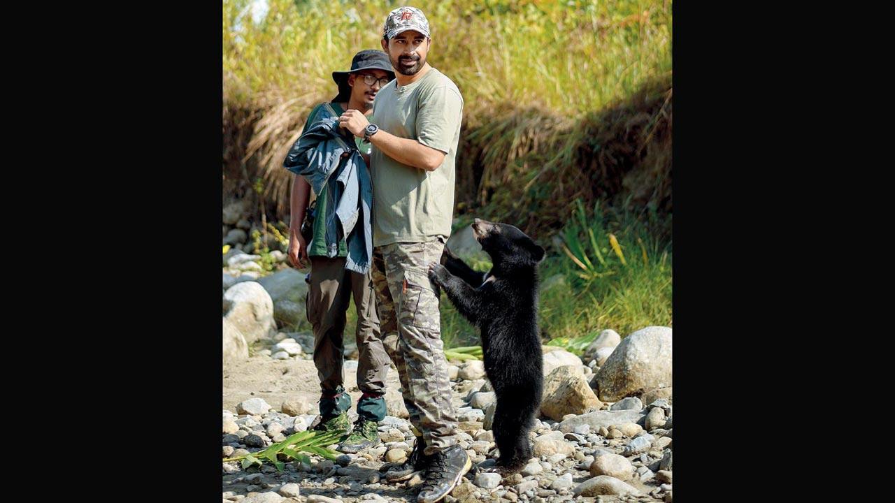 Singha visited the Centre for Bear Rehabilitation and Conservation (CBRC) where they were rewilding orphaned bear cubs deep in the jungle