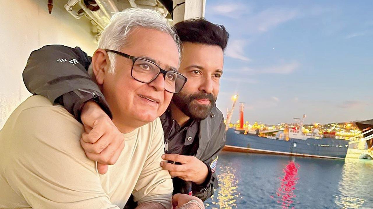 Hansal Mehta and Aamir Ali