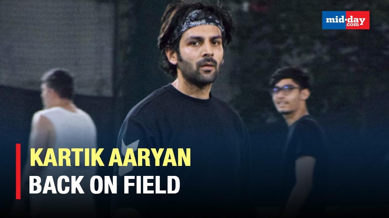 Kartik Aaryan Was Recently Spotted ‘Sweating It Out’ On The Football Field