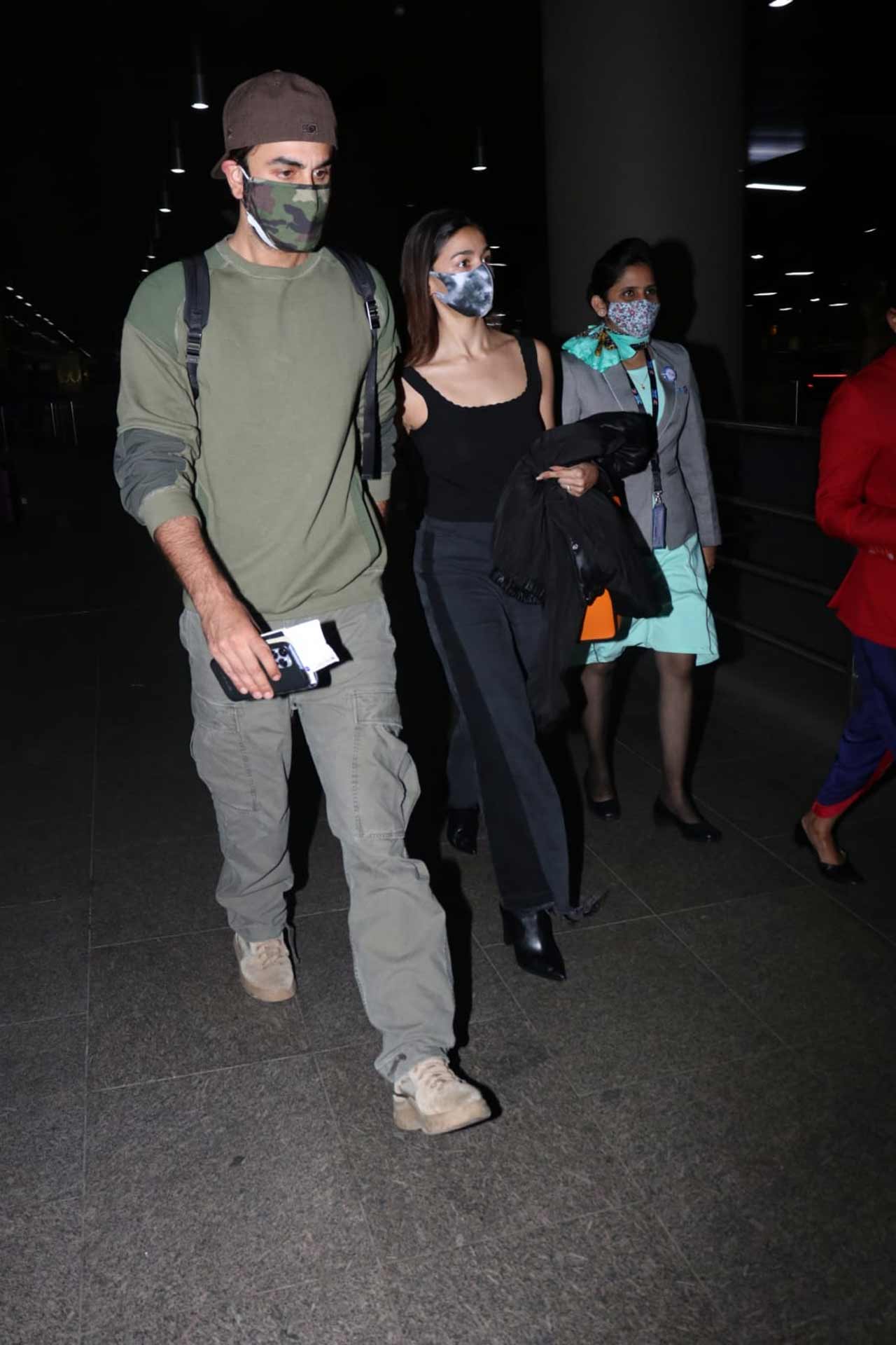 The pictures show that the couple spent quality time with nature in the company of big cats. Earlier, the couple was papped at the Mumbai airport leaving for their vacation.