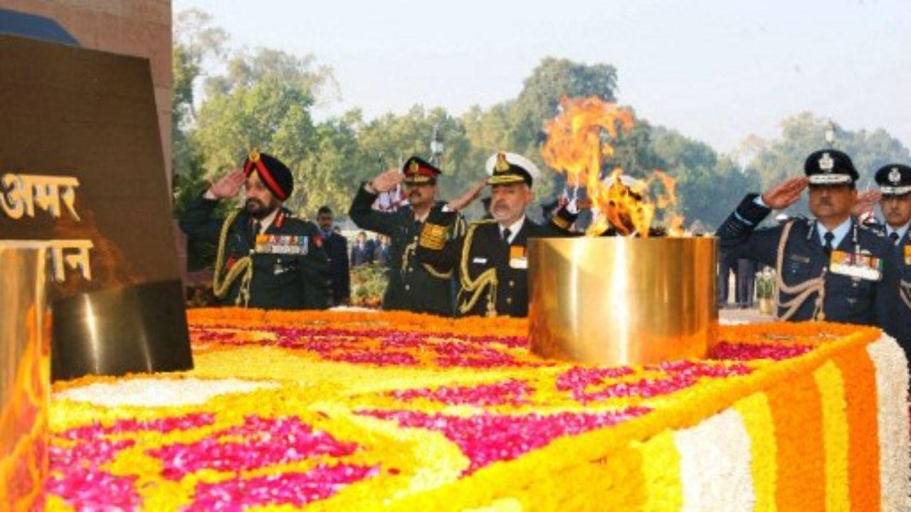 Amar Jawan Jyoti to be extinguished after 50 years, to be merged with eternal flame at War Memorial