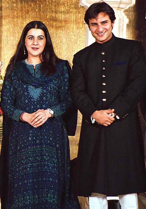 Saif Ali Khan-Amrita Singh: Saif Ali Khan is 12 years younger to ex-wife Amrita. They tied the knot in 1991 and divorced after 13 years in 2004. They have two children - daughter Sara and son Ibrahim. Saif then married Kareena Kapoor, who is 10 years younger to him.