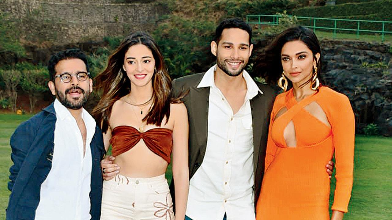 Shakun Batra, Ananya Panday, Siddhant Chaturvedi, Deepika Padukone