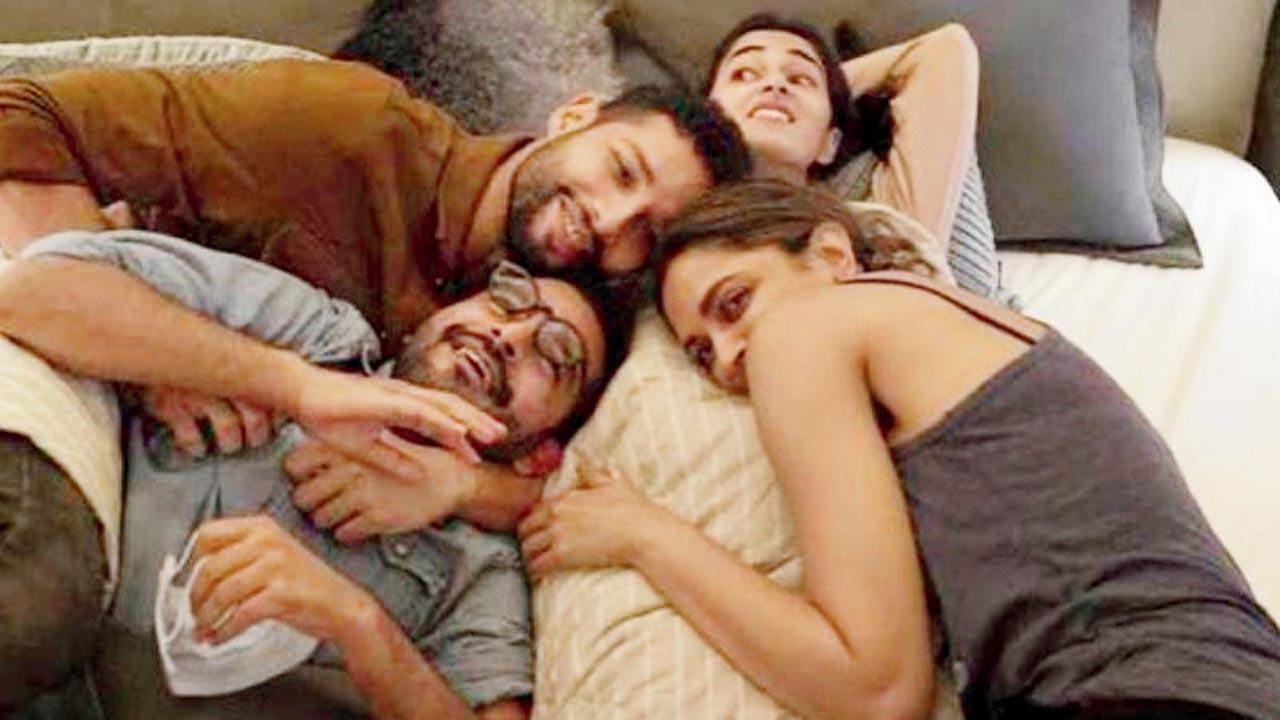 Panday with Batra, Chaturvedi and Padukone