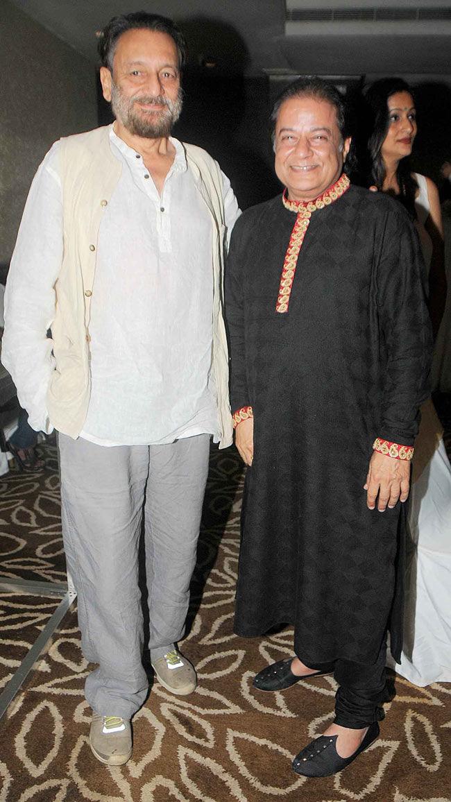 Anup Jalota with Shekhar Kapur