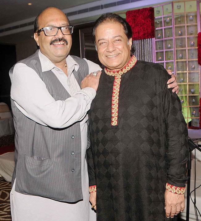 Anup Jalota with Amar Singh
