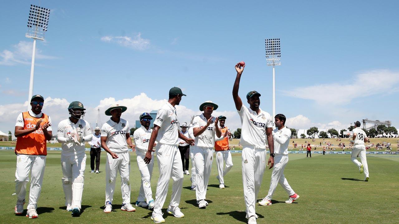 Bangladesh stun New Zealand in first Test, defeat WTC champions by eight wickets