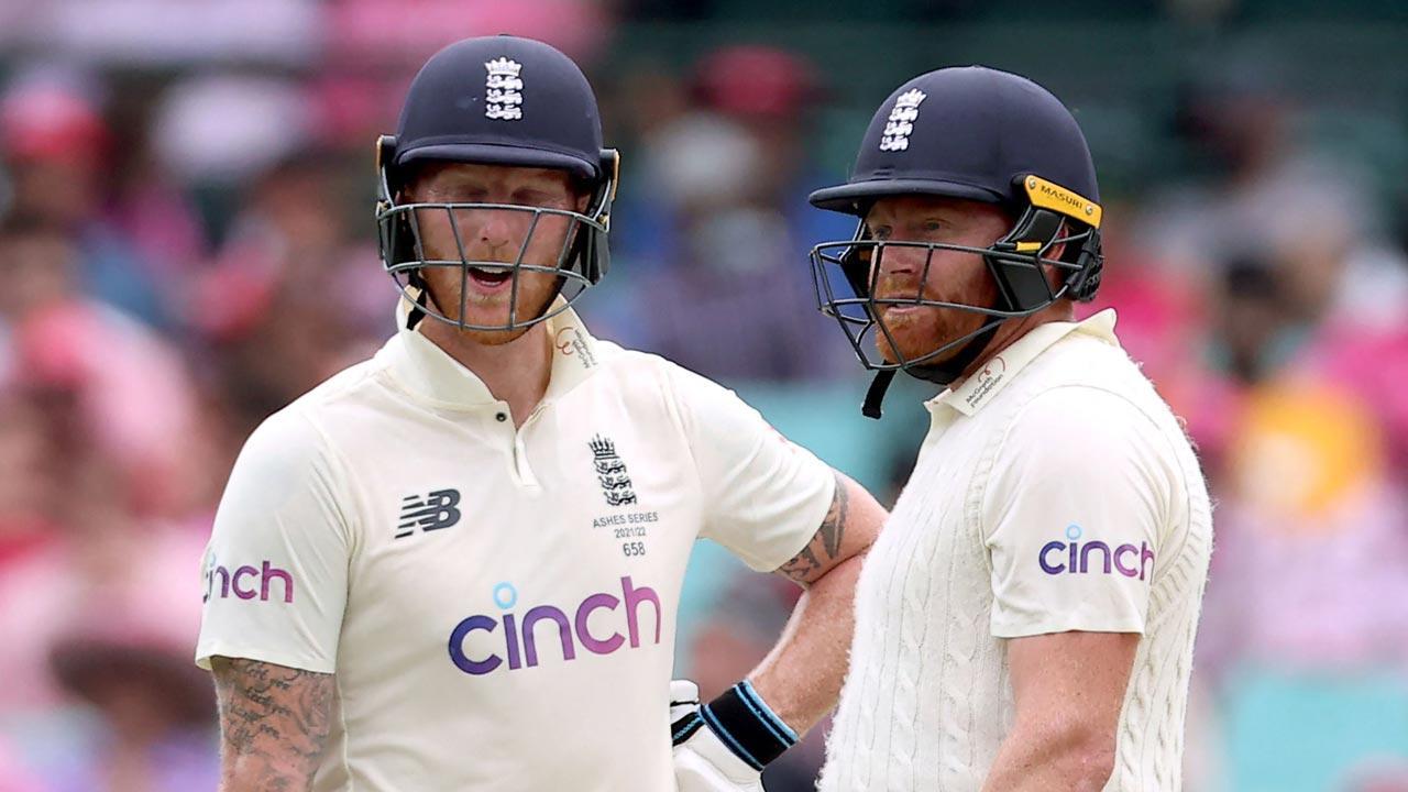 Ashes, 4th Test: Ben Stokes, Jonny Bairstow lead England's fightback at tea
