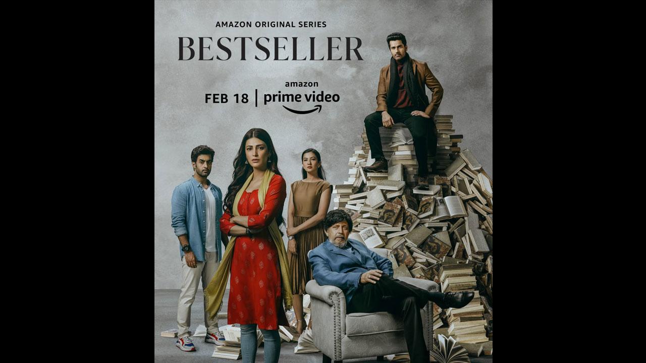 Produced by Siddharth Malhotra’s Alchemy Production LLP and directed by Mukul Abhyankar, Amazon Original series, Bestseller, boasts of a talented ensemble star cast including Mithun Chakraborty, Shruti Haasan, Arjan Bajwa, Gauahar Khan, Satyajeet Dubey, and Sonali Kulkarni. Read the full story here