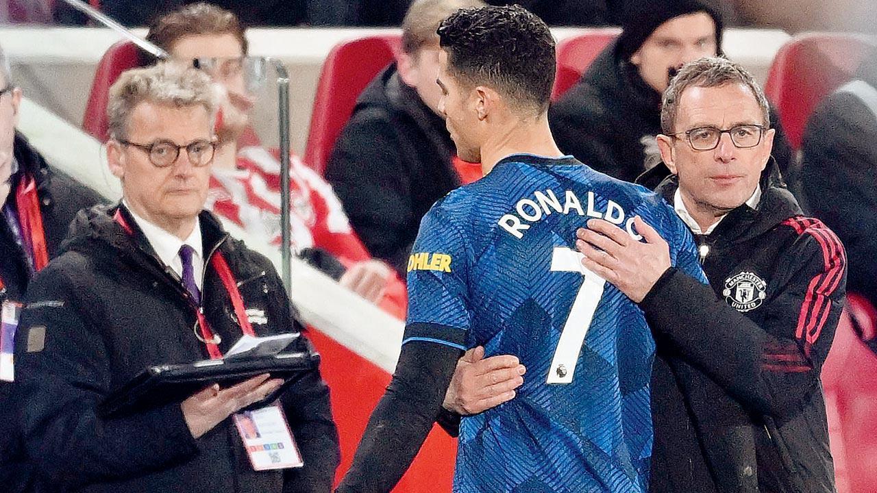 Ralf Rangnick on Cristiano Ronaldo’s reaction: It’s quite normal