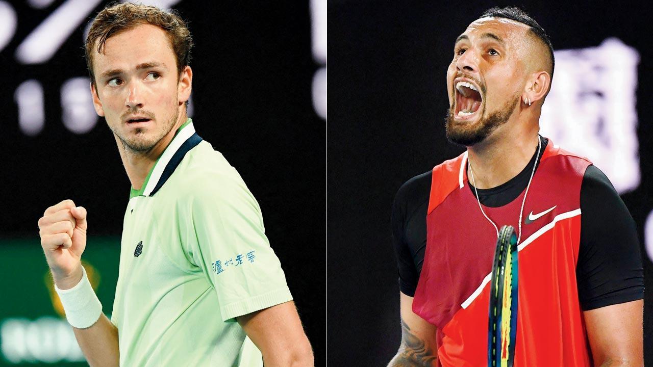 Australian Open: Daniil Medvedev tames Nick Kyrgios and boisterous crowd to advance