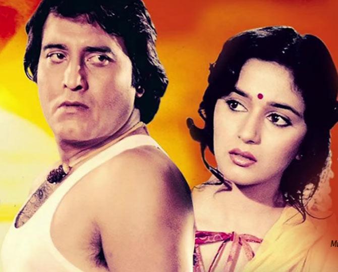 Dayavan: A remake of the 1984 Kamal Haasan starrer 'Nayakan', which was based on the life and times of gangster Varadarajan Mudaliar, Khanna's performance as a South Indian don in this 1987 film wowed critics and audiences alike. The film also starred Feroz Khan, Madhuri Dixit, Aditya Pancholi, Amrish Puri among others.