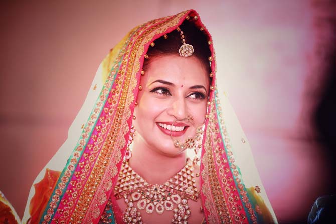 As the actress had no time for shopping, her mother who is in Bhopal and her sister who is based in Bengaluru shopped for her bridal trousseau. Divyanka and Vivek were so busy with their shows that they had got only eight to 10 days off for their marriage and honeymoon.