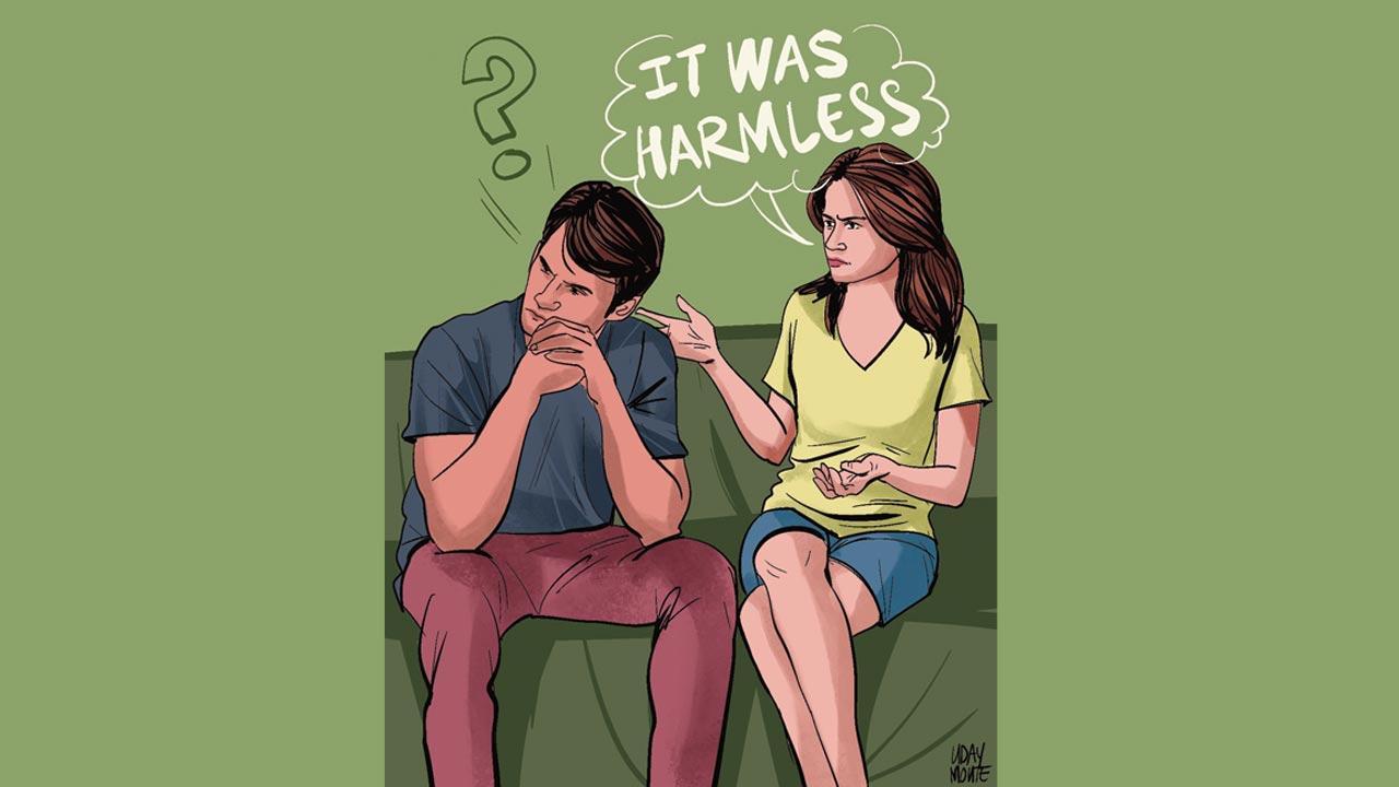 She is a flirt and I want to break up...