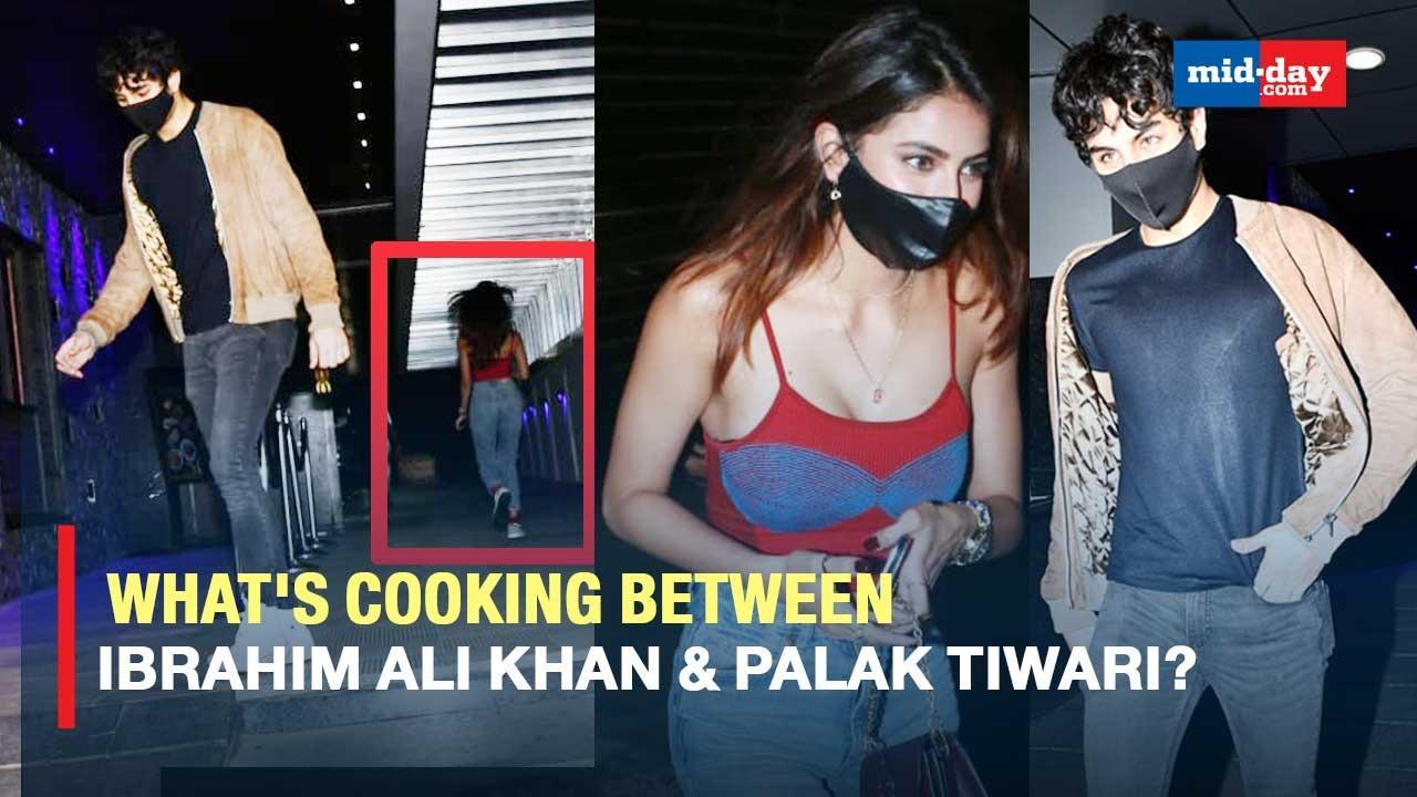 Palak Tiwari Hides Face As She Gets Snapped With Ibrahim Ali Khan Post Dinner
