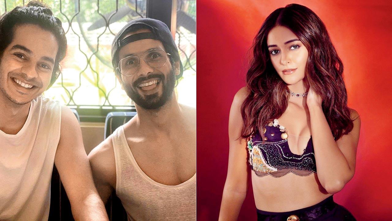 Ishaan Khatter, Shahid Kapoor and Ananya Panday