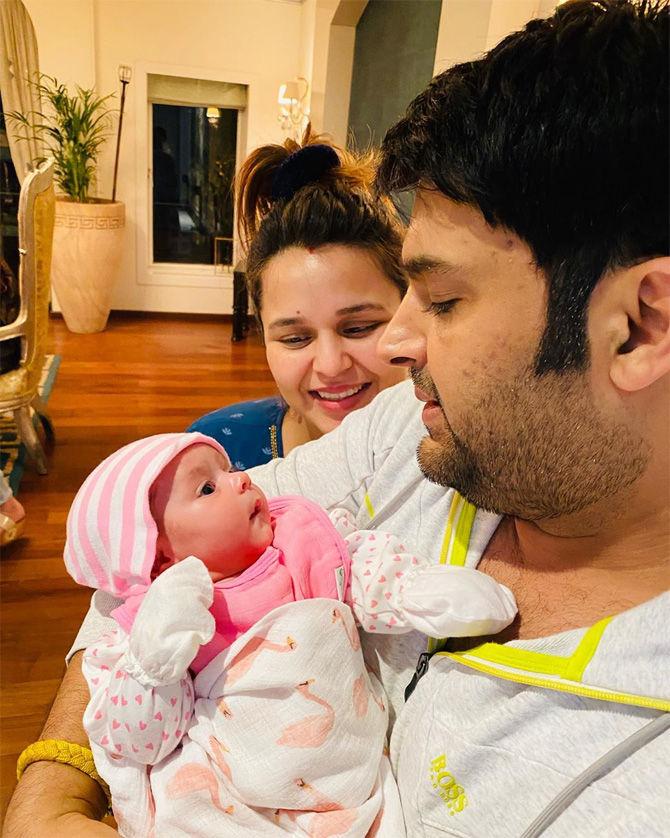 Kapil Sharma and wife Ginni Chatrath welcomed their first child on December 10, 2019 - a daughter, whom they named Anayra. On January 15, 2020, Kapil shared a glimpse of his daughter on Twitter and wrote - Meet our piece of heart 