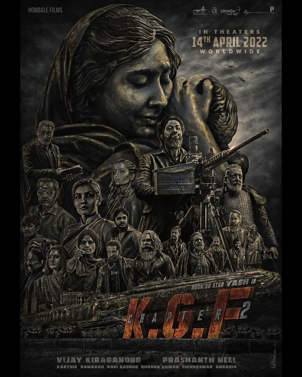KGF Chapter 2
Following the big-bang success of KGF Chapter 1, the sequel of the 2018 film, KGF Chapter 2 is an upcoming Kannada period drama action film written and directed by Prashanth Neel, and produced by Vijay Kiragandur under the banner Hombale Films. Given the rising popularity of south Indian films across the nation, this film is expected to be a smashing success. KGF Chapter 2 stars south Indian superstar Yash, Sanjay Dutt, Srinidhi Shetty, Raveena Tandon and Prakash Raj. 