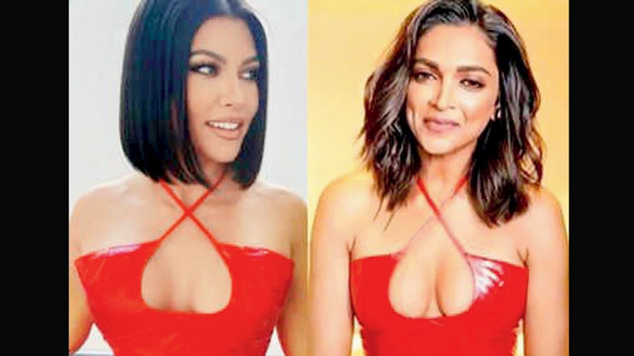 Kourtney Kardashian and Deepika Padukone