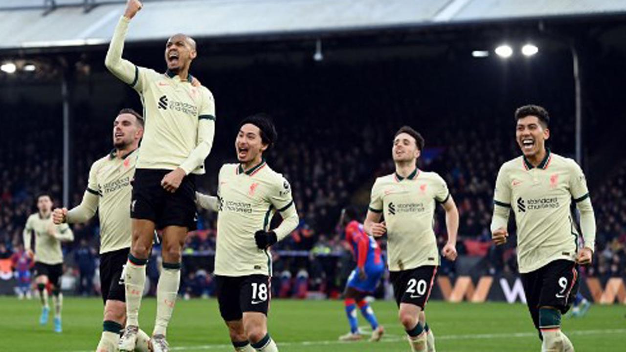 English Premier League: Liverpool beat Crystal Palace 3-1; Arsenal held 0-0 by Burnley