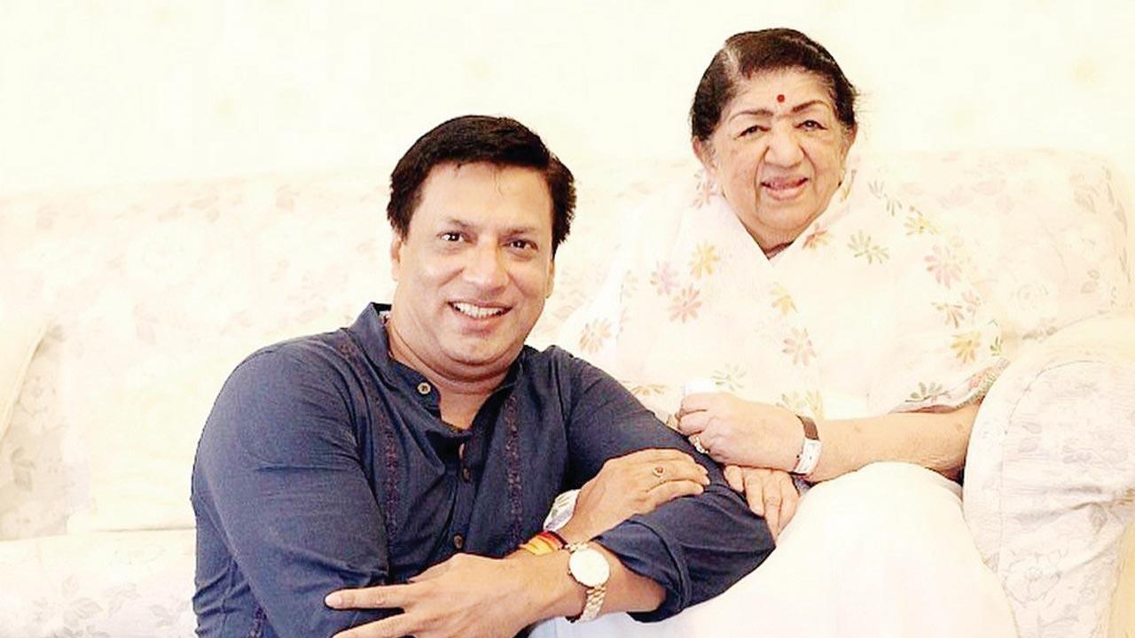 Madhur Bhandarkar and Lata Mangeshkar