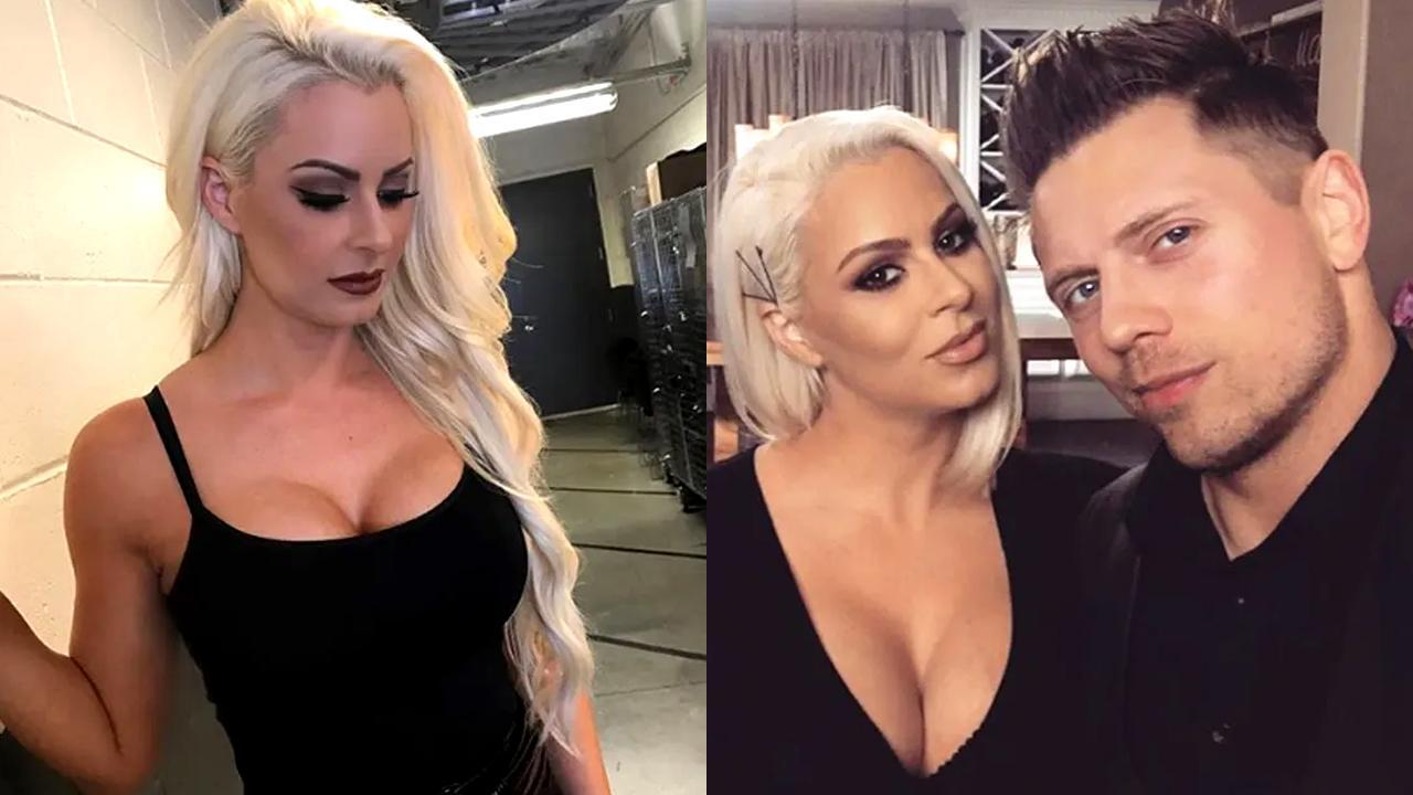 A collage of Maryse and The Miz. Pictures Courtesy/ Maryse's official Instagram