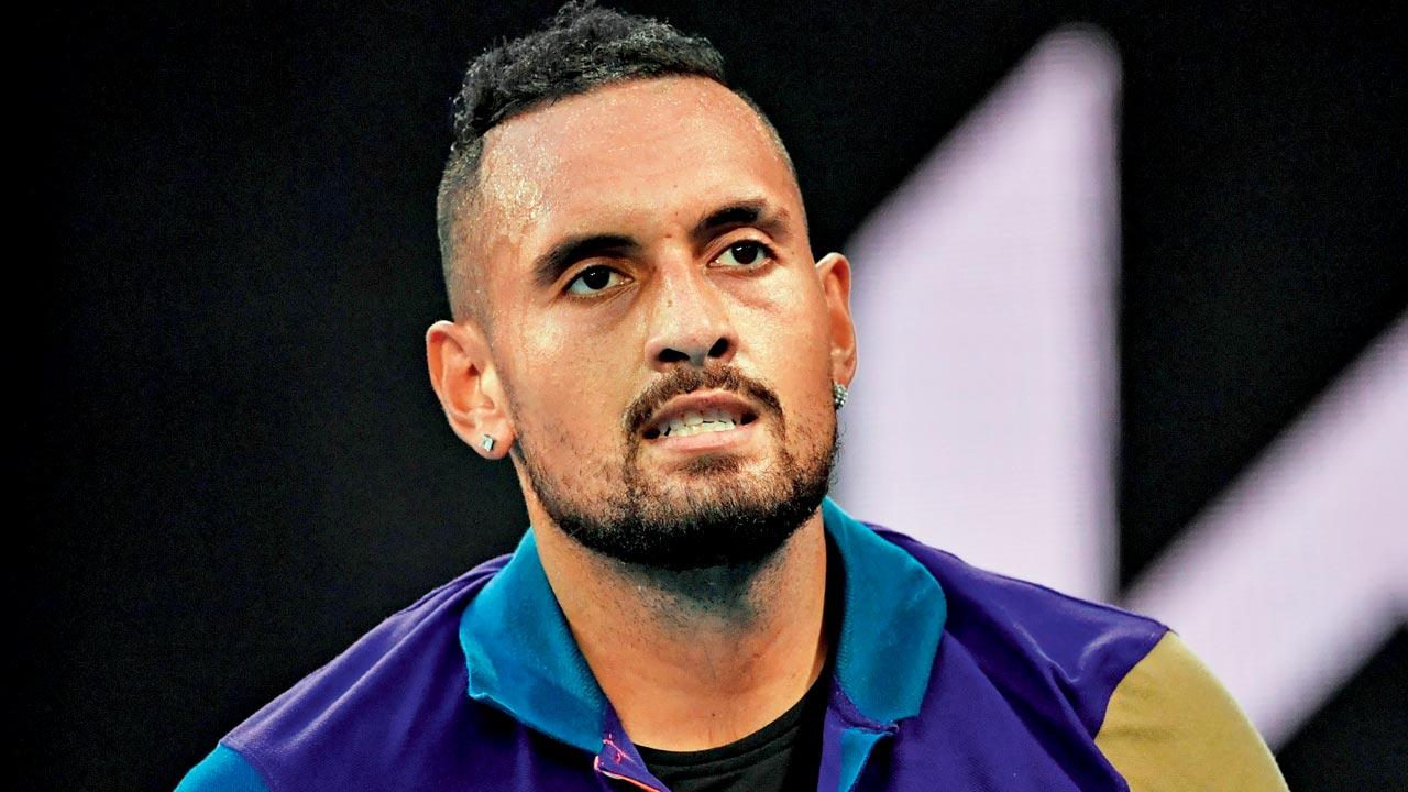 Nick Kyrgios. Pic/AFP