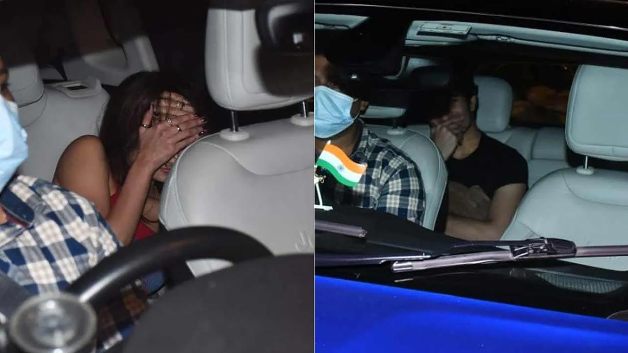 Palak Tiwari hides face as paparazzi click her leaving eatery with Ibrahim Ali Khan
Actor Saif Ali Khan's son Ibrahim Ali Khan and Shweta Tiwari's daughter Palak Tiwari have sparked dating rumours after they were spotted leaving the same restaurant together in Mumbai on Friday night. Shutterbugs, on Friday night, spotted Palak and Ibrahim leaving together after a speculated dinner date at a restaurant in Bandra. Check out the video here.