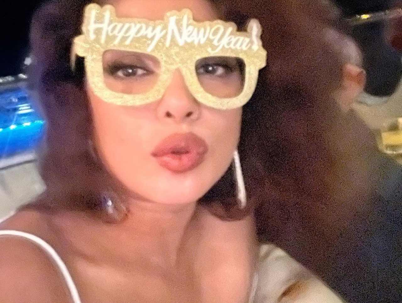 Global icon Priyanka Chopra has shared glimpses of her New Year celebration with husband and singer Nick Jonas, and we are loving the party vibe the actress has been sharing from the international waters.