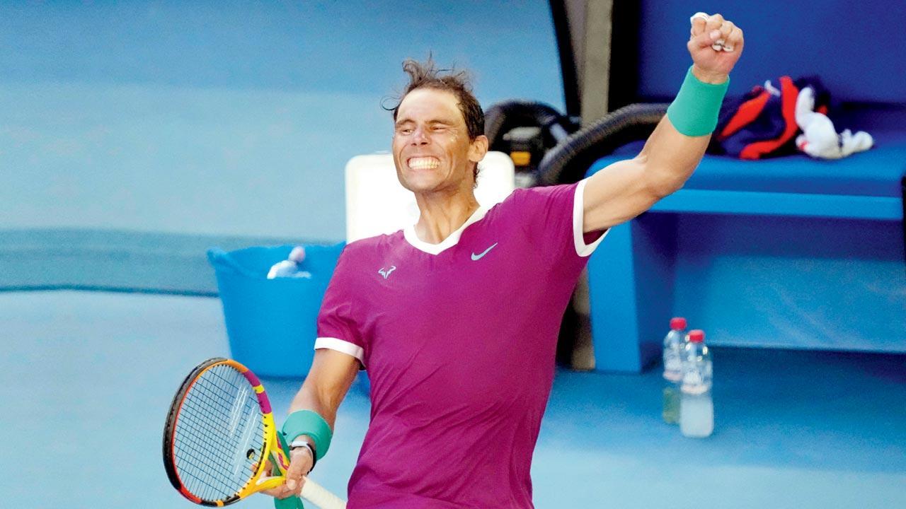 Australian Open: Rafael Nadal has stomach for it!