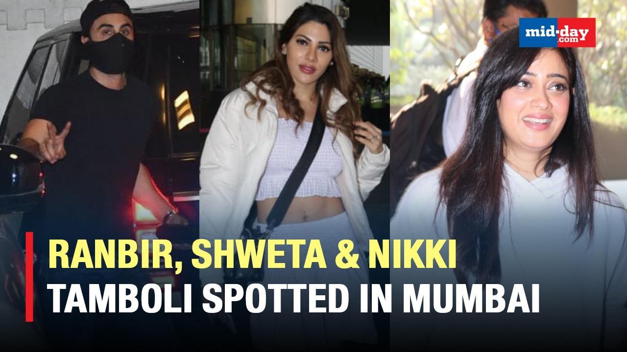 Ranbir, Shweta Tiwari and other celebs were spotted on the streets of Mumbai