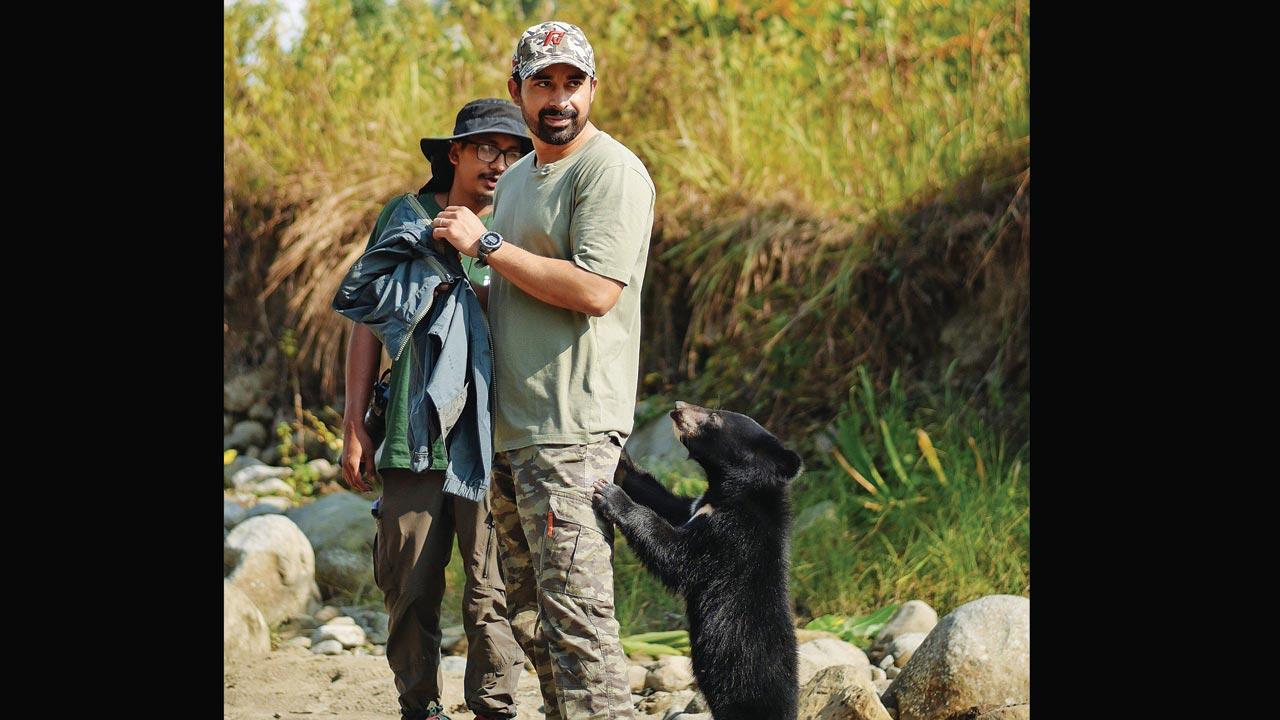 Rannvijay at the safari in Arunachal Pradesh