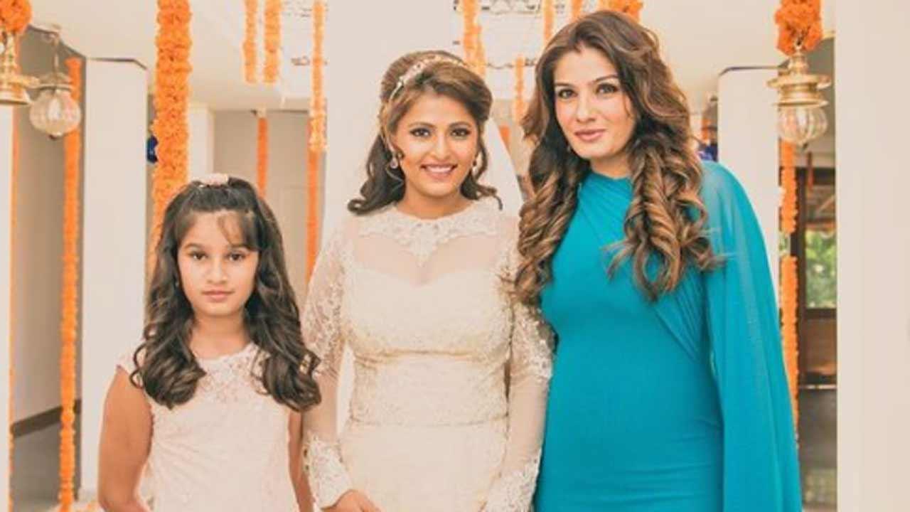 Raveena Tandon Wishes Daughter Chaya On Her Wedding Anniversary