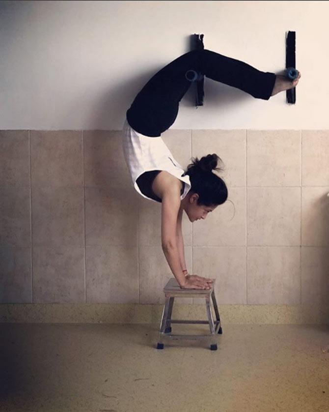 Riya Sen is a certified yoga teacher and trainer. The sultry actress says yoga transformed her life and gave her inner peace and is keen on extolling the virtues of yoga than acting. She has been posting a lot of pictures and videos on her Instagram page, with an intent to inspire more and more people to practise yoga.