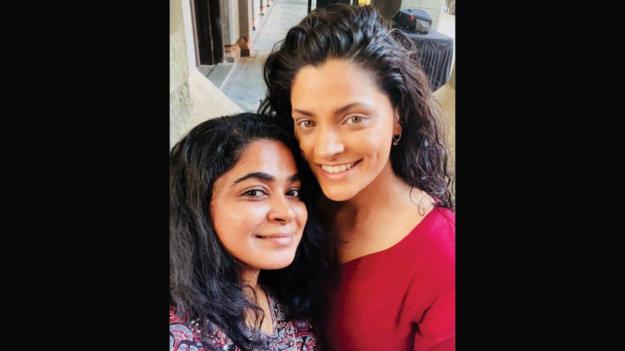 Ashwiny Iyer with Saiyami Kher