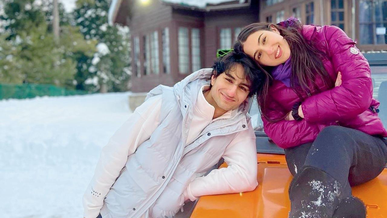 Sara Ali Khan and brother Ibrahim