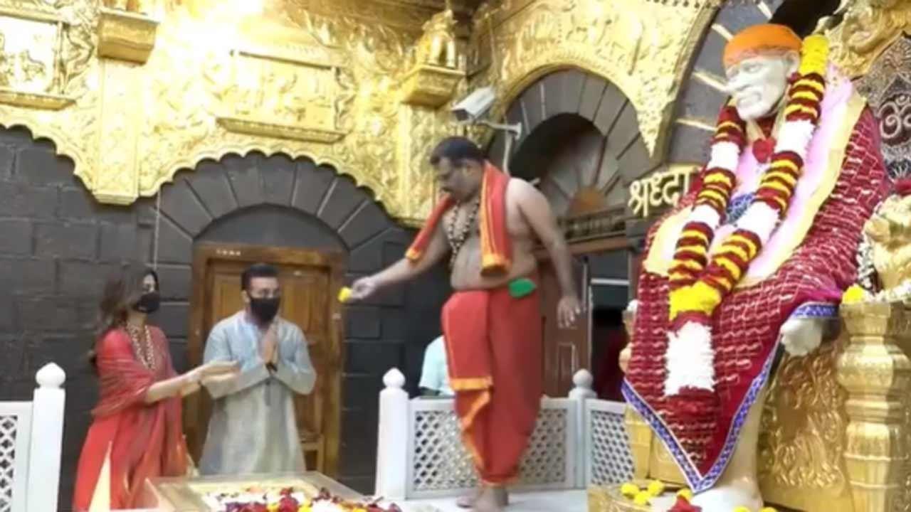 Taking to her Instagram handle, Shilpa shared a video of herself with Raj in which the duo could be seen praying in front of Sai Baba's idol. Read full story here