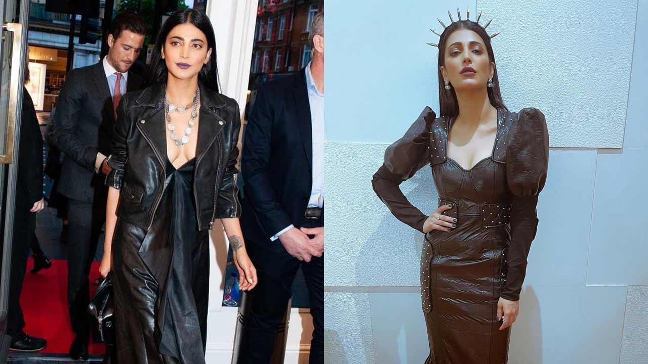 Shruti Haasan is Bollywood's daredevil actress and these leather looks are proof