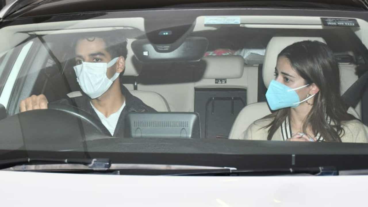 Deepika Padukone, Ananya Panday, Ishaan at Manish Malhotra's get-together