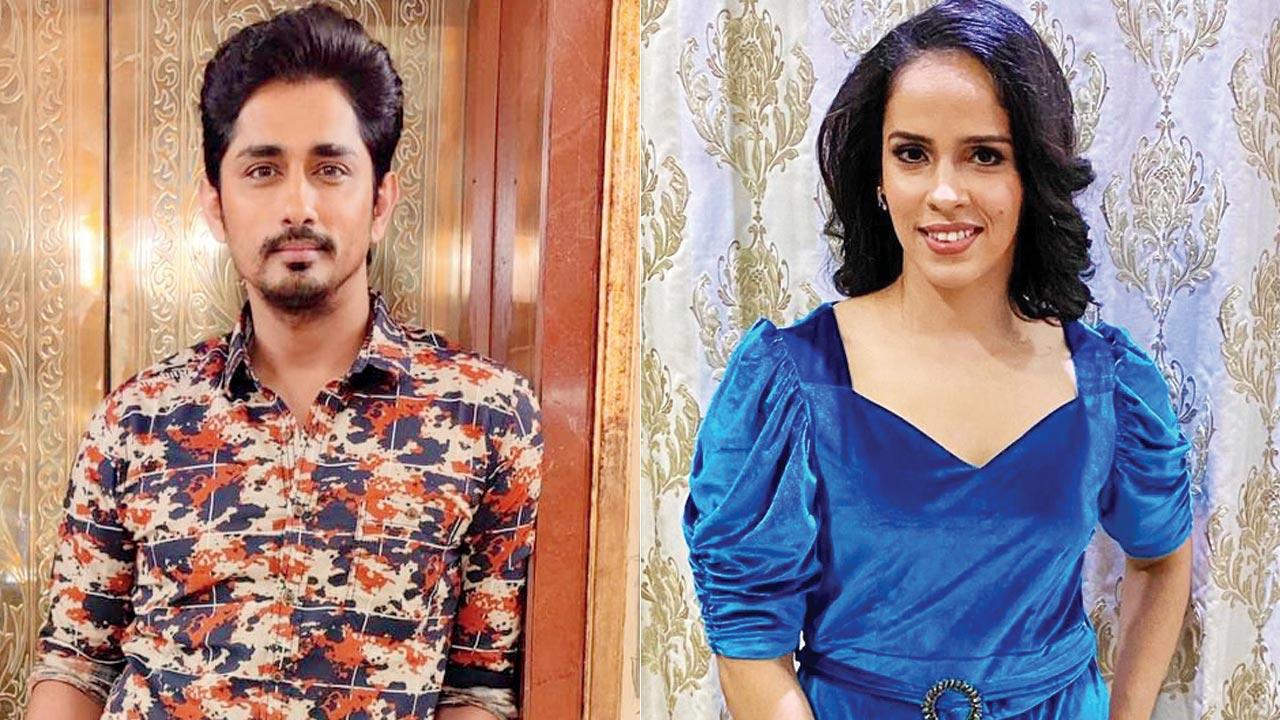 Siddharth and Saina Nehwal