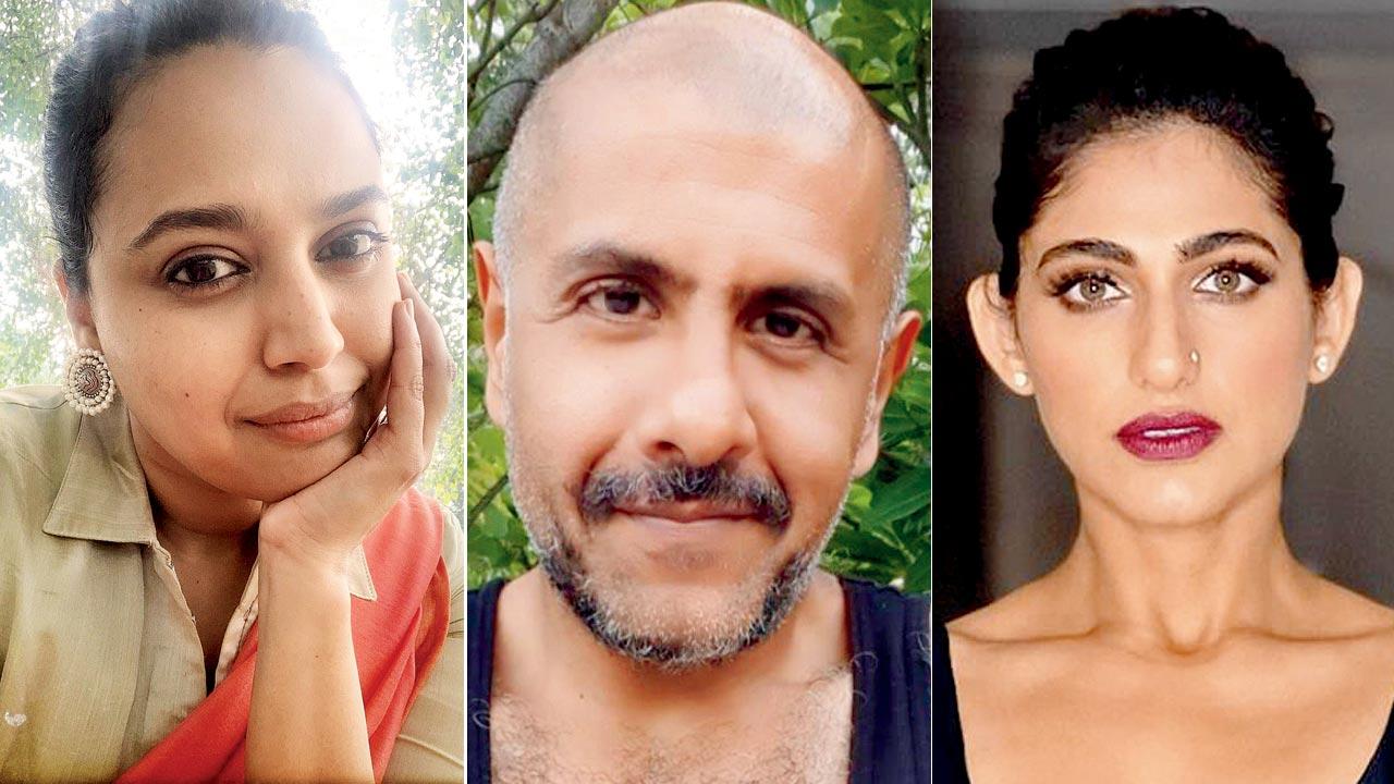 Swara Bhasker, Vishal Dadlani and Kubbra Sait 