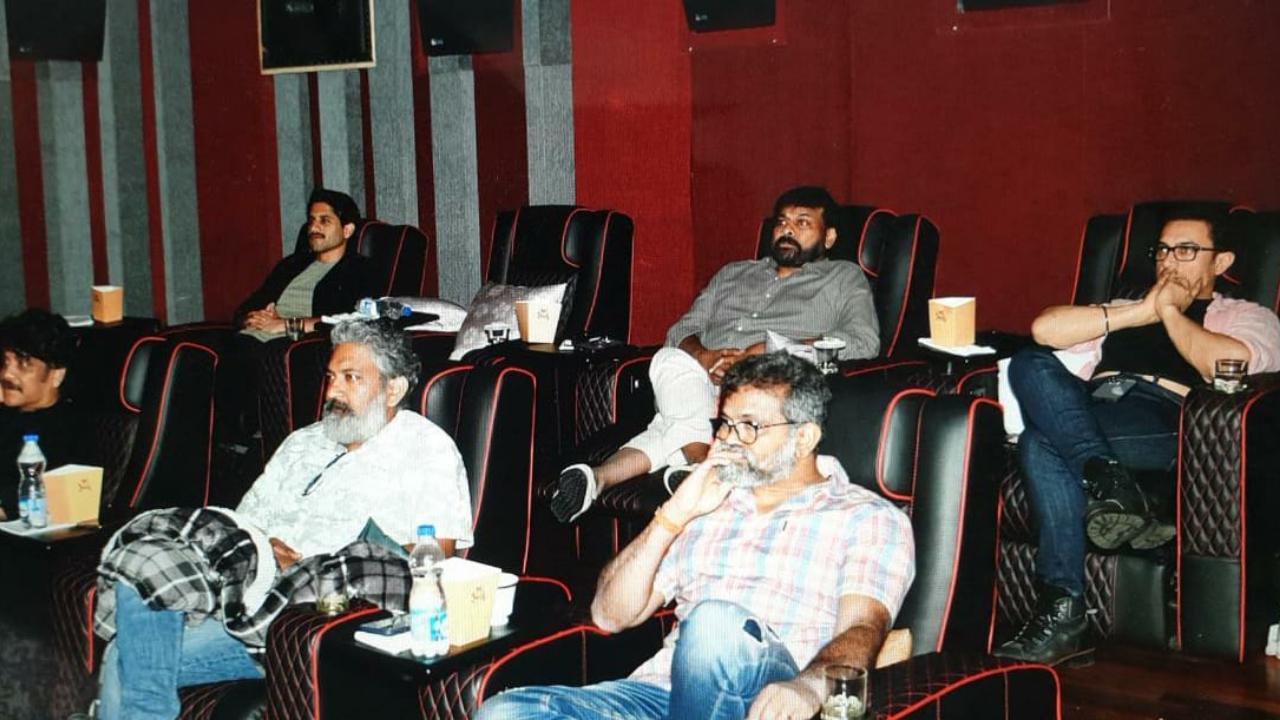 Aamir Khan organises Laal Singh Chaddha's special screening for SS Rajamouli, Nagarjuna, Chiranjeevi